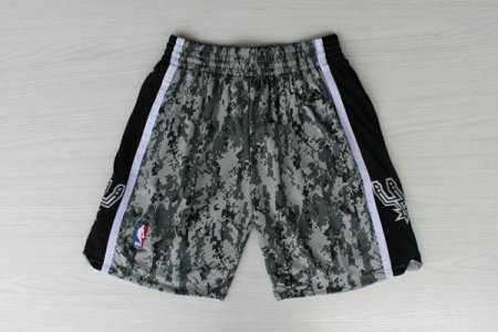 Maillot De Basket San Antonio Spurs Tissus Sportif Fans Edition Camouflage Short